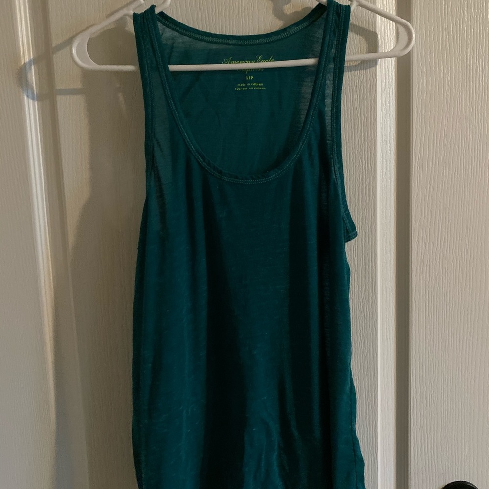 American Eagle Teal blue tank top